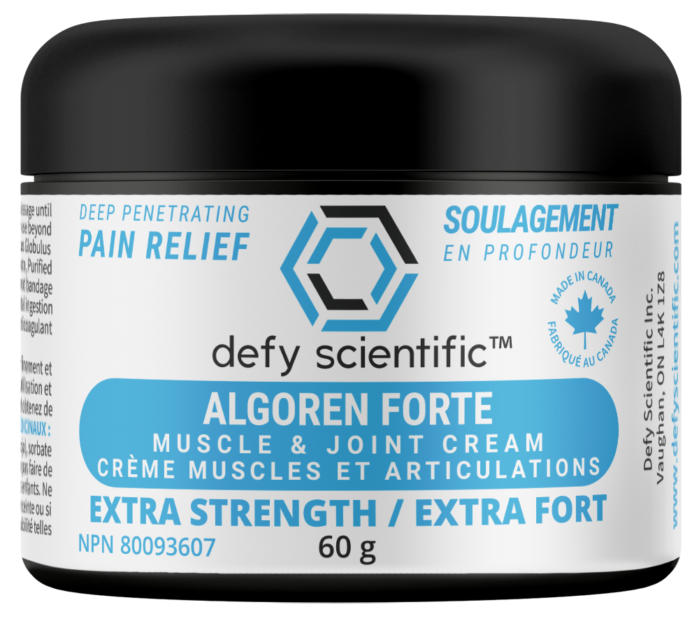 Defy Scientific Algoren Forte Extra Strength Pain Relief Cream (60g)