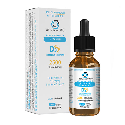 Defy Scientific Ultrafine Emulsion Vitamin D3 (30mL)